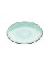 Сервировочная тарелка бирюзового цвета